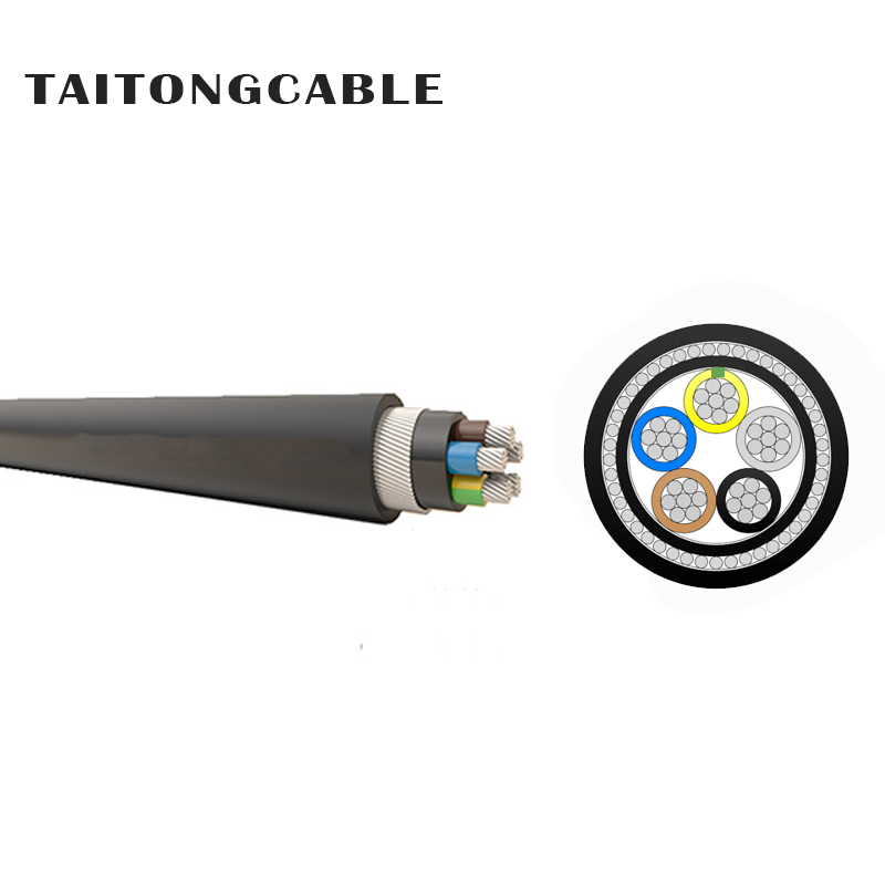 Basse tension 2-5-Core SWA conducteur en aluminium blindé avec isolation XLPE câbles d'alimentation à gaine PVC