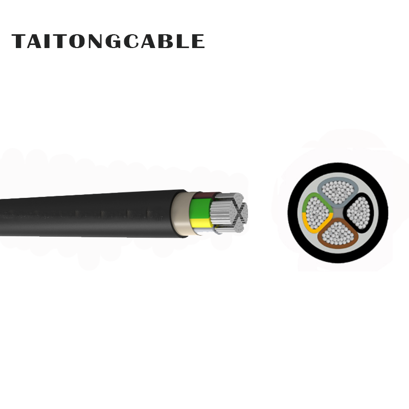 Basse tension 2-5Core isolés en PVC conducteur en aluminium à gaine PVC câbles d'alimentation