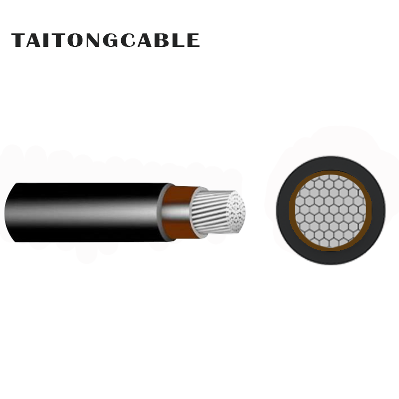 Câbles d'alimentation non armés à gaine PVC, conducteur en aluminium monocœur basse tension, isolés en PVC